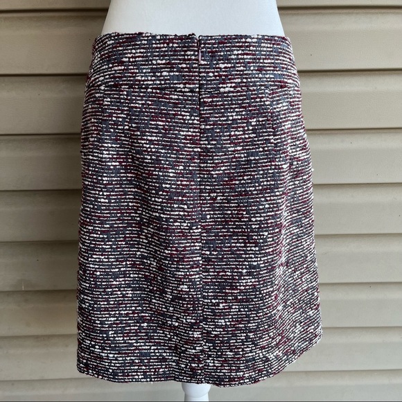 •LOFT• Nubby Tweed Cotton Blend Pencil Skirt - Size 10 - Picture 7 of 10